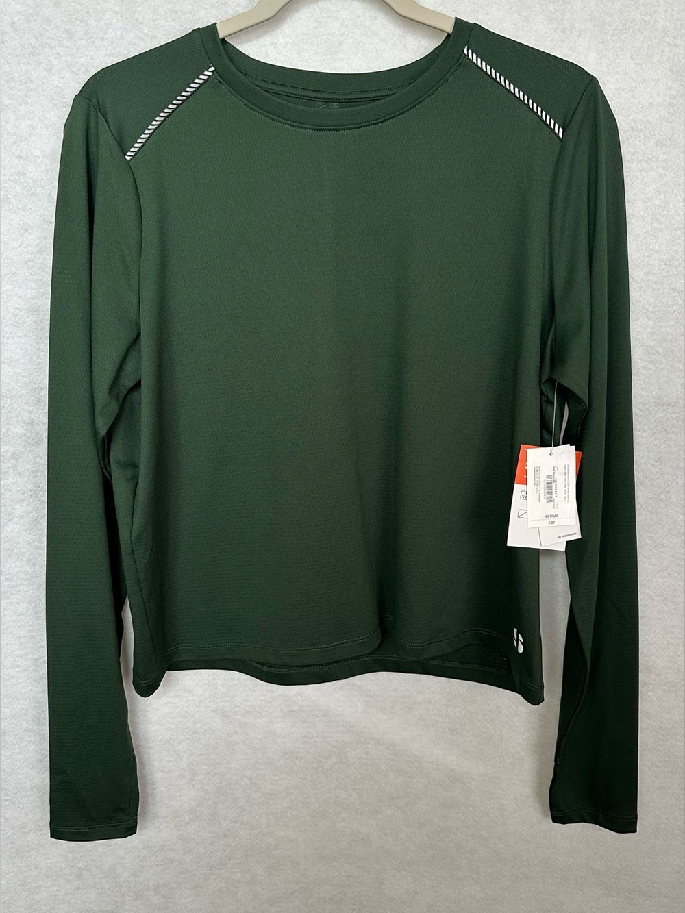 Sports Illustrated Women’s Forest Green Long-Sleeve Active Top NWT